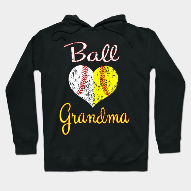 Softball Grandma Shirt - Baseball Mom Hoodie by Chicu